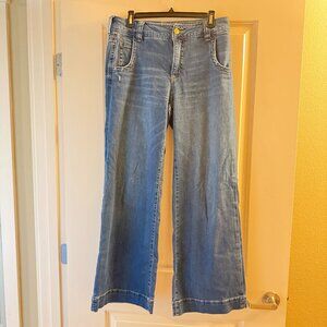 KUT from the Kloth denim, size 8, wide leg.